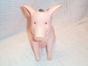 Pink ceramic piggy bank