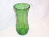 Hoosier glass vase, green