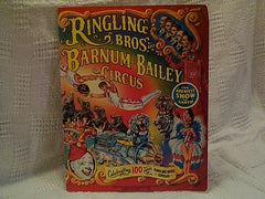 Ringling Bros 100 years circus program